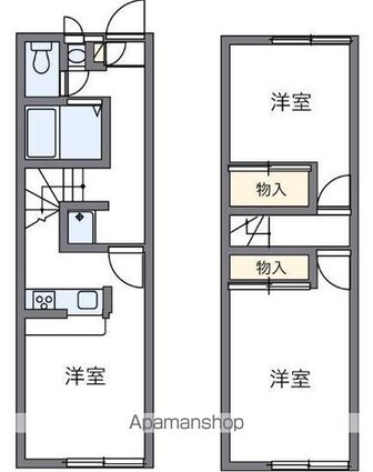 レオパレスＷｉｎｇ[2DK/49.68m2]の間取図