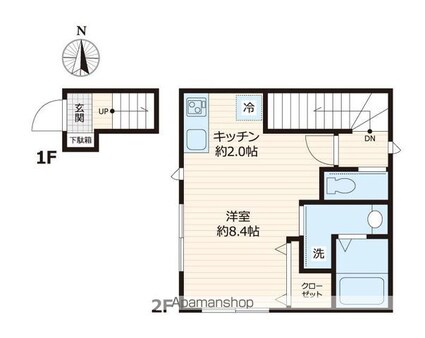ラコンテ志村　[1R/32.9m2]の間取図