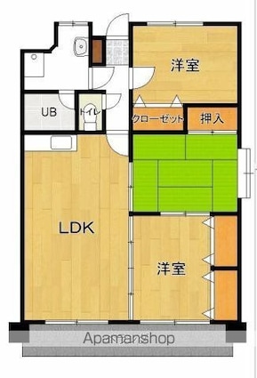 小坂マンション[3LDK/70.23m2]の間取図