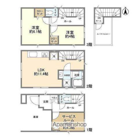 【ＫＯＬＥＴ武蔵新城２７の間取り】