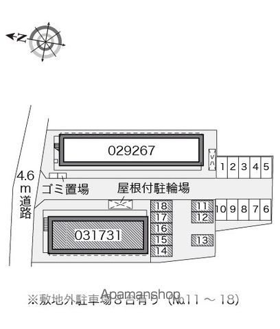 レオパレスＢＥＬ　ＳＵＯＮＯⅡ 202 ｜ 千葉県柏市高田146-30（賃貸アパート1K・2階・22.35㎡） その13