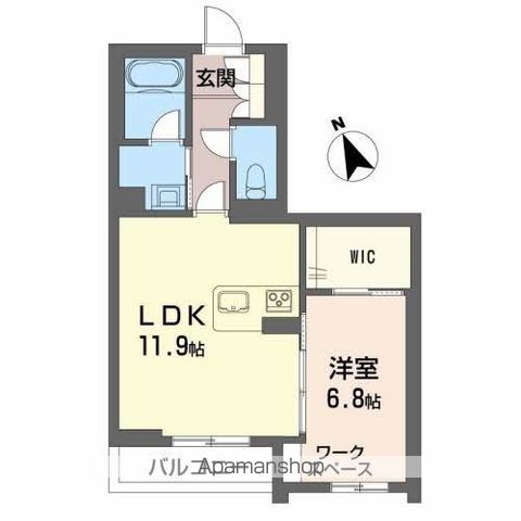 A CLOUD RESIDENCEの間取り写真