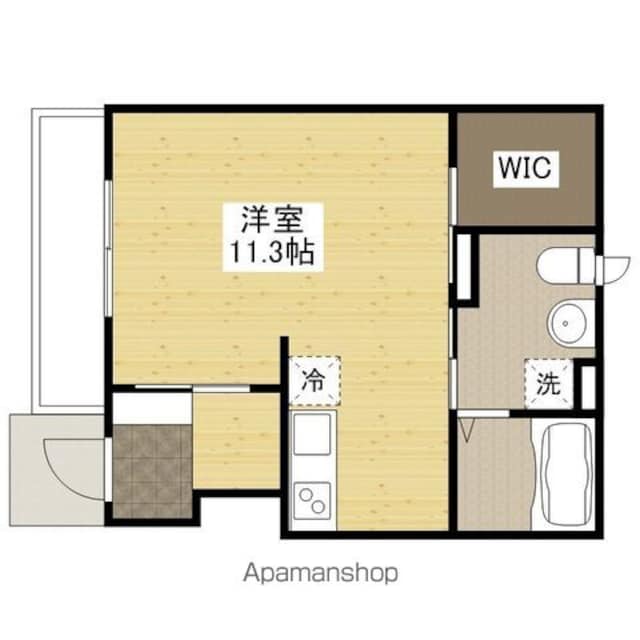 エクセレント・ビュー　中尾[1R/32.12m2]の間取図