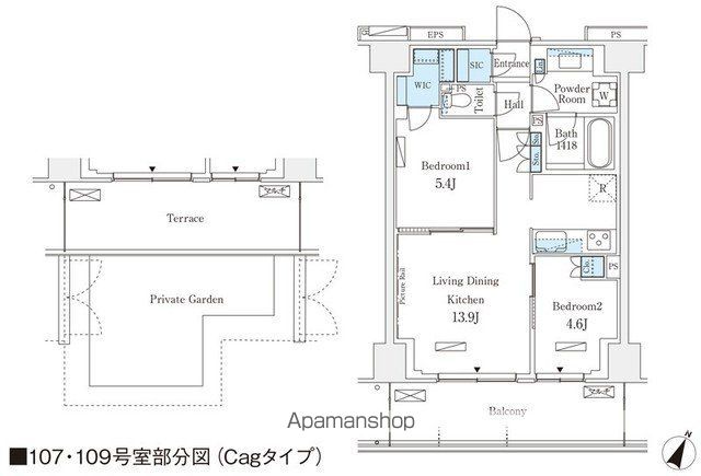 ロイヤルパークス赤羽ノースの間取り写真