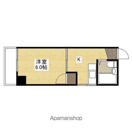 ＡＸＡ舟入通り[1K/22.75m2]の間取図