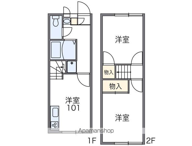 レオパレスフレグラントの間取り写真