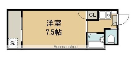 文京ハイツ[1K/20.45m2]の間取図