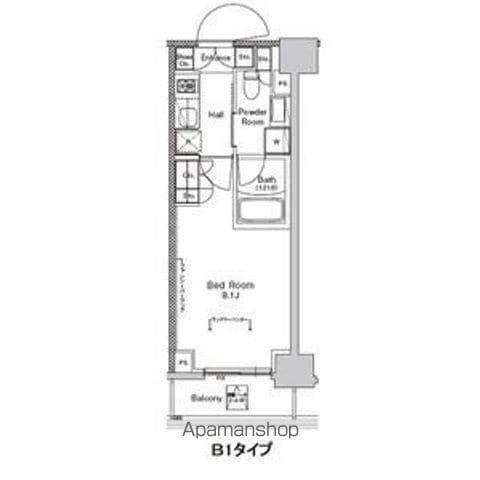 プラウドフラット門前仲町Vの間取り写真