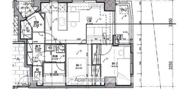 【ＭＯＤＥＲＮ　ＰＡＬＡＺＺＯ赤坂ＮＥＵＲＯの間取り】