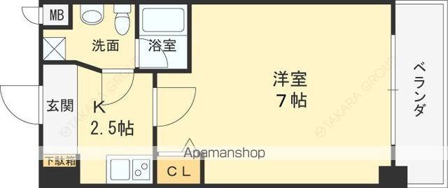 アーク吉田駅前の間取り写真