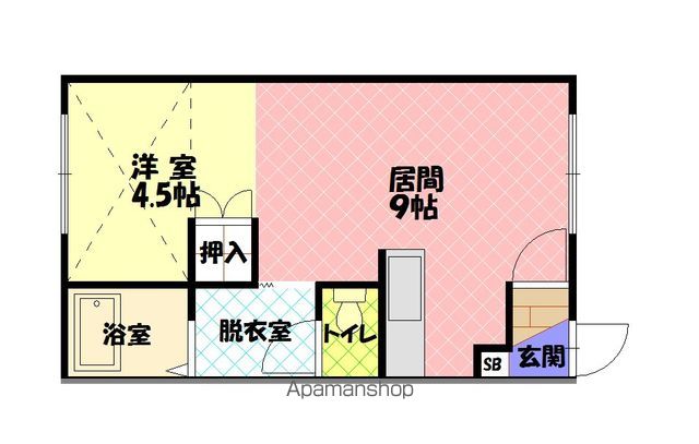 ソシアIIAの間取り写真