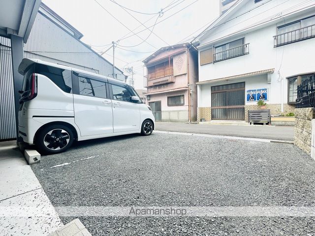 高殿ハイツの玄関写真