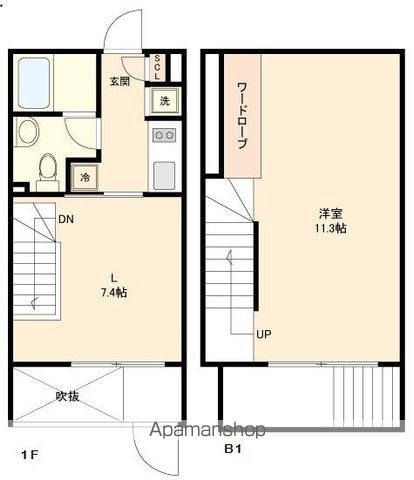 GRAN PASEO新宿の間取り写真