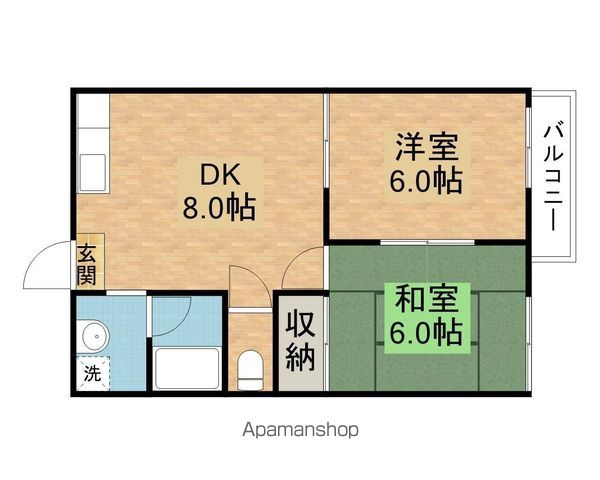 ハイツアルペンローズの間取り写真