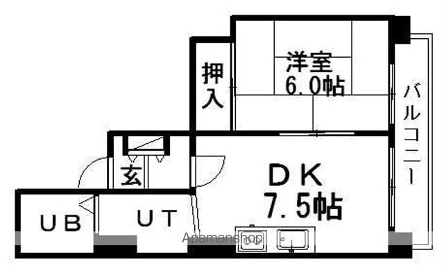 ビッグパレス白石の間取り写真
