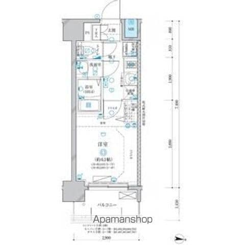 ディアレイシャス名古屋大須通南の間取り写真