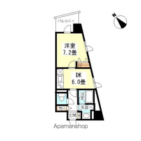 TKフラッツ渋谷の間取り写真