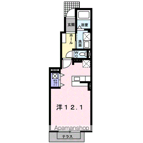 レジデンス・サンライズIの間取り写真