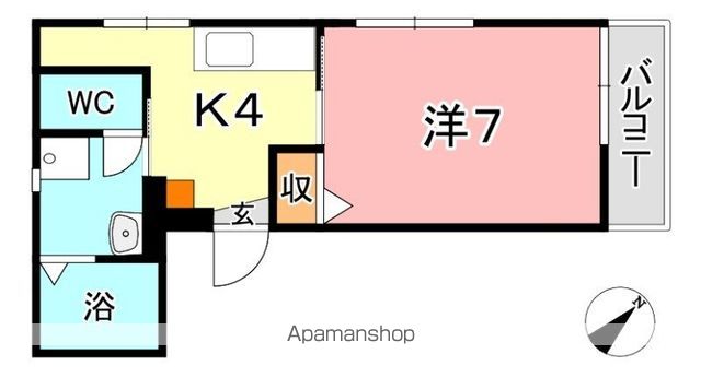 ビュー倉敷の間取り写真