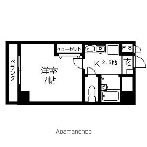 サニーコート月島の間取り写真