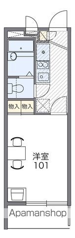 レオパレスQUATREの間取り写真