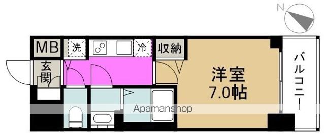プレサンス大阪福島シエルの間取り写真