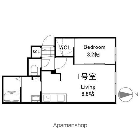 LIISA円山裏参道の間取り写真