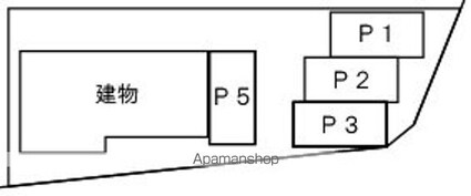 エーデルワイス[1K/25.44m2]の配置図