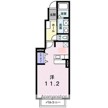 香川県高松市仏生山町甲[1R/29.26m2]の間取図