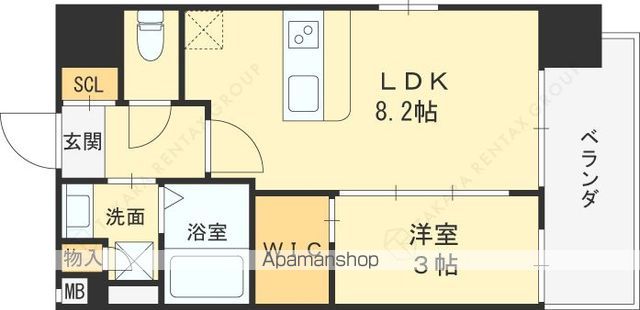 LUXE新大阪VIの間取り写真