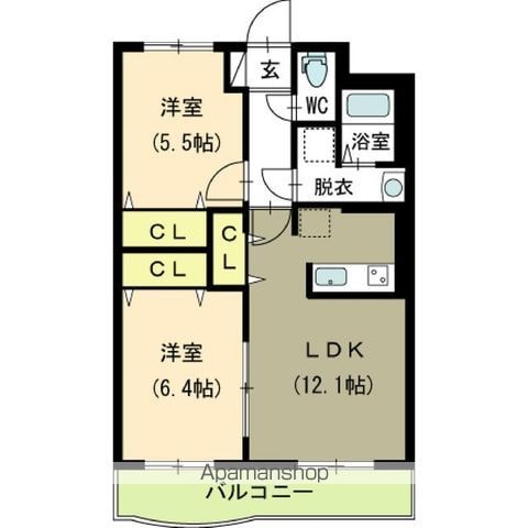 シャルマンの間取り写真