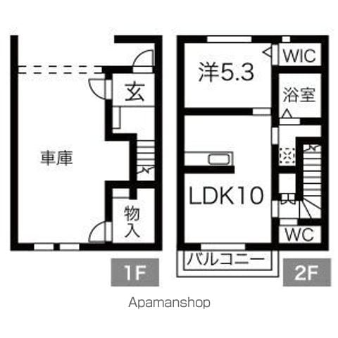 ＧＡＲＡＧＥ　ＥＵＰＨＯＲＩＡ（ガレージユーフォリア）の間取り