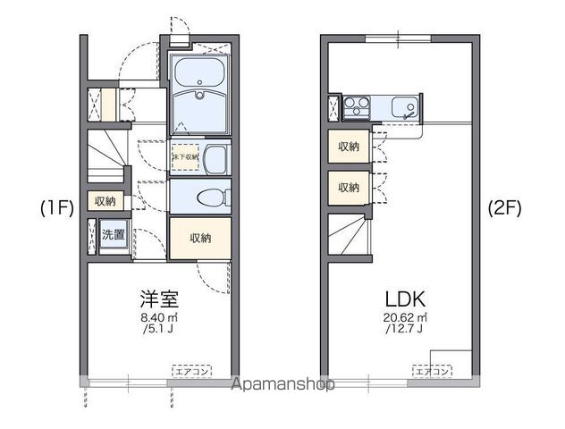 レオネクストＳＯＲＡの間取り
