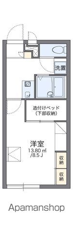 レオパレスガーデン　岩出の間取り