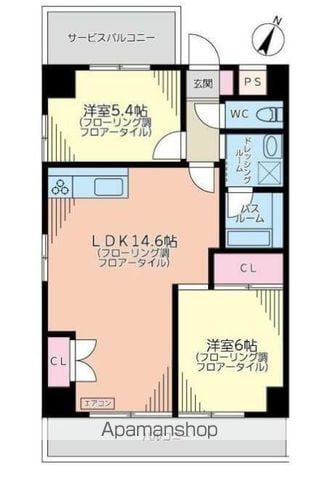バイムフルス白金Iの間取り写真