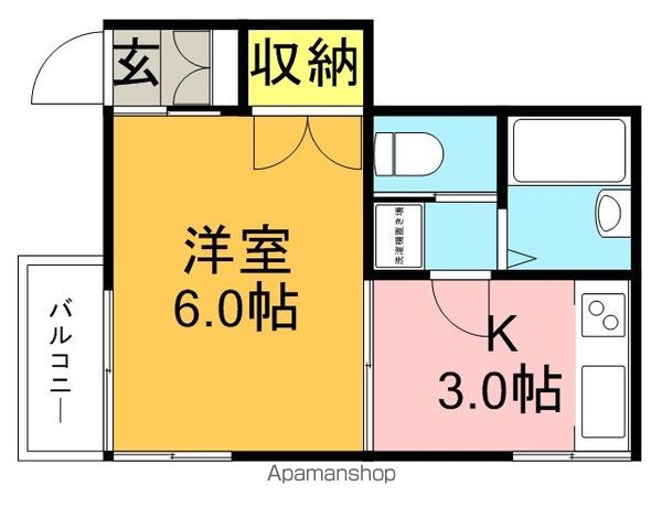 Kコーポラスの間取り写真