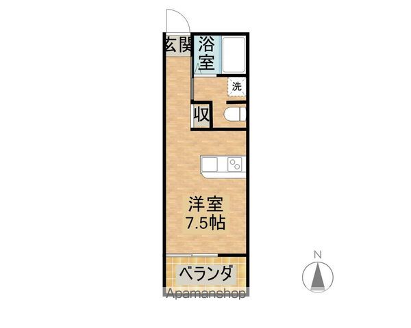 田島コーポの間取り写真