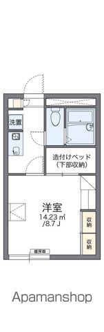 レオパレスポーラスターの間取り写真