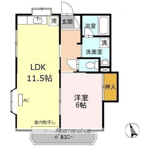 メゾンK IIIの間取り写真