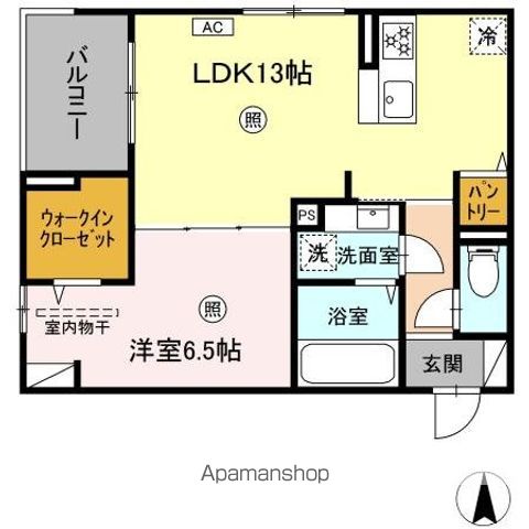 TOTOーCROSS祇園の間取り写真