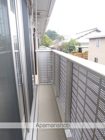 フローリッシュ下北方　Ｂ棟[2LDK/59.58m2]のバルコニー