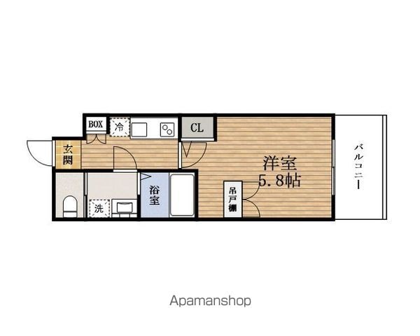 SERENITE難波ミラク参番館の間取り写真