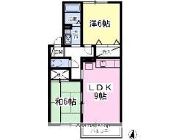 メゾンドール 弐番館の間取り写真