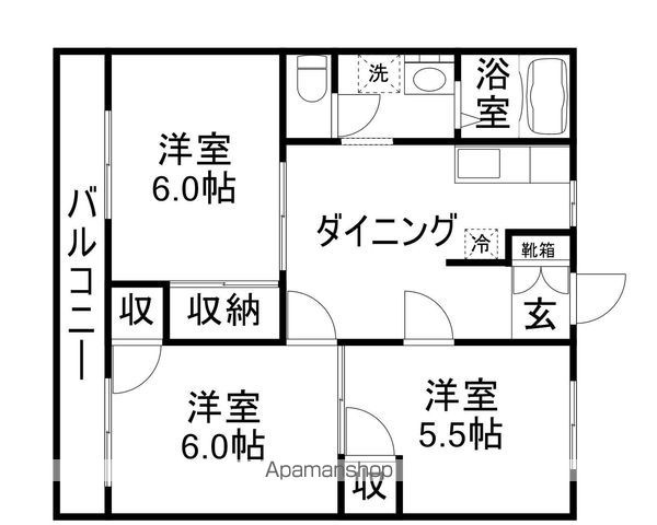 フレグランス福王台の間取り写真