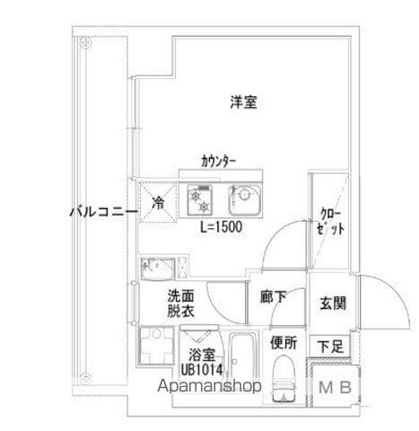 ＬＥ　ＭＡＧＮＯＬＩＡ 503 ｜ 福岡県福岡市博多区住吉４丁目27-16（賃貸マンション1R・5階・25.00㎡） その2