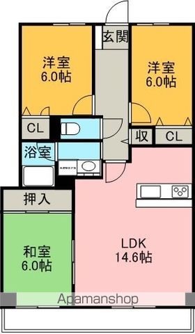 グランハートの間取り写真