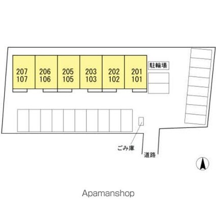 ＳＥＥＤＳ　ＷＩＴ　北矢三[1LDK/49.5m2]の配置図
