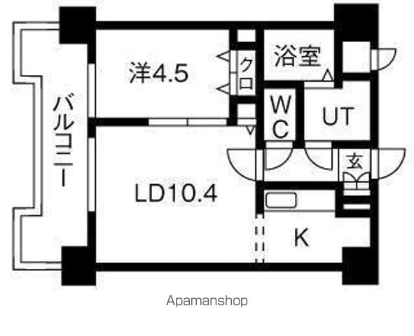 UURコート札幌北三条の間取り写真