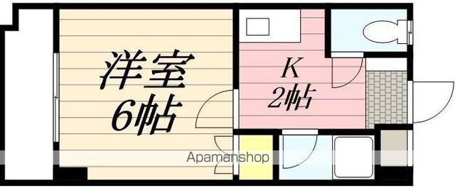ベルデマール千早の間取り写真