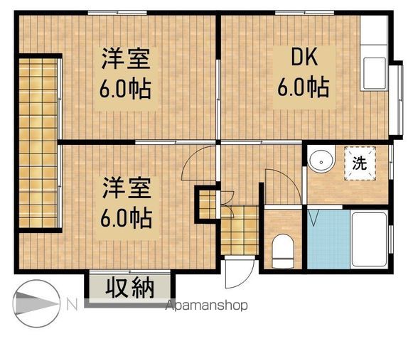 ホパトハウス材木町Aの間取り写真